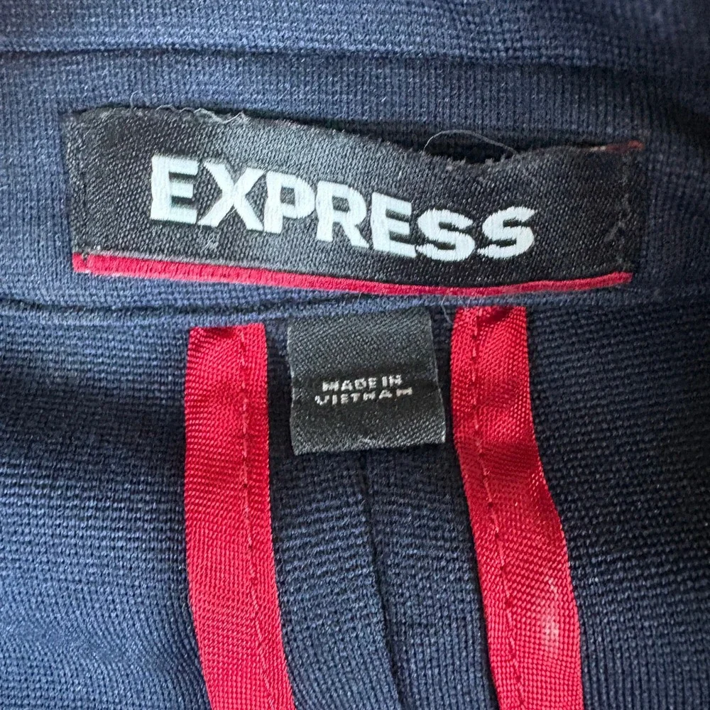 Express Performance Extra Slim Navy Blue Suit Set 38R/32x32 Two Button Stretch